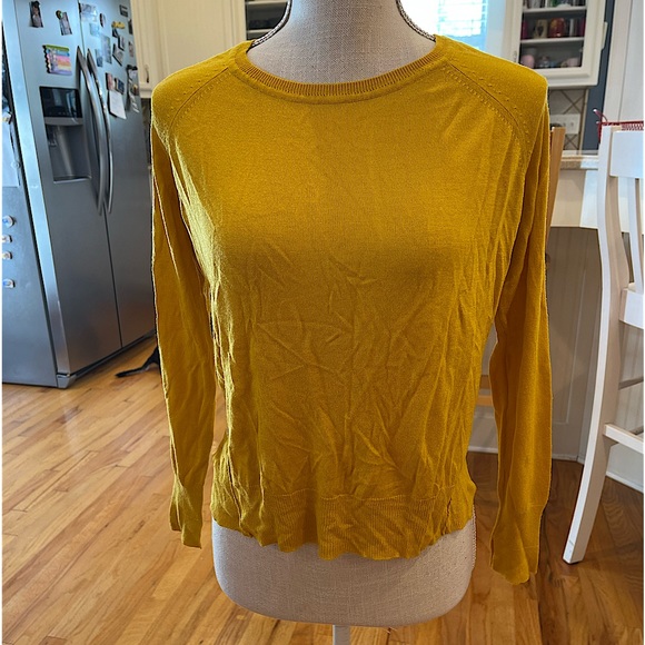 Zara Sweaters Zara Mustard Yellow Sweater Poshmark